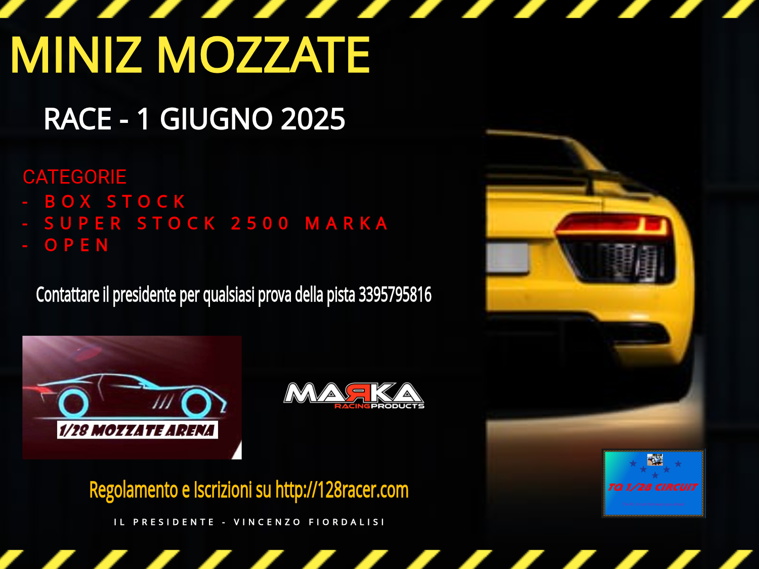 Manifesto della gara